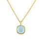 Brooklyn Blue Topaz And Gold Plated Necklace, thumbnail 3 of 4