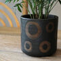 Terracotta Plant Pot Black And White, thumbnail 3 of 4
