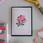 New Baby Girl Card – Pink Floral – Baby Shower, thumbnail 1 of 3