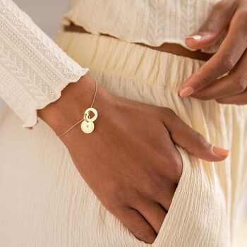 Sterling Silver Personalised Secret Message Heart Birthstone Bracelet, 4 of 12