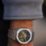 Mens Watch Automatic Skeleton Watch London Silver Edition, thumbnail 6 of 7