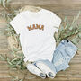 Leopard Print Mama Modern Mother's Day Tee, thumbnail 5 of 6