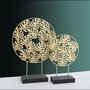 Gold Turtle Leaf Ornamental Sculptures, thumbnail 4 of 5