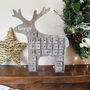 Personalised Wooden Reindeer Advent Calendar, thumbnail 1 of 6