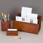 Personalised Oxford Leather Desk Set, thumbnail 2 of 4