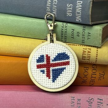 I Love Iceland! Mini Matchbox Cross Stitch Kit, 6 of 7