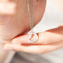 Personalised Heart Necklace Engraved With Name, thumbnail 5 of 6