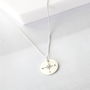 Sterling Silver Compass Necklace Personalised, thumbnail 4 of 6