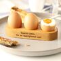 Personalised Triple Egg Cup In Solid Oak, thumbnail 1 of 6