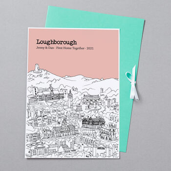 Personalised Loughborough Print, 8 of 9