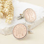 40th Birthday 1984 Penny Coin Cufflinks, thumbnail 1 of 10