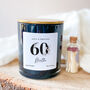 Personalised Birthday Candle – Sixty And Fabulous Gift, thumbnail 1 of 10