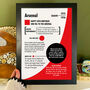 Personalised Print 50th Birthday Gift For Football Fans, thumbnail 3 of 11