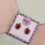 Bell Pepper Glitter Resin Studs / Veggie Lover Gift / Cute Statement Jewellery / Fun Accessories, thumbnail 5 of 5