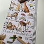Personalised Woodland Forest Height Chart, thumbnail 3 of 7