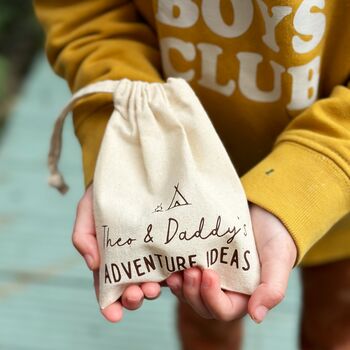 Personalised Children's Adventure Ideas Bag, 8 of 12