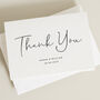 Simple Wedding Thank You Card, thumbnail 3 of 4