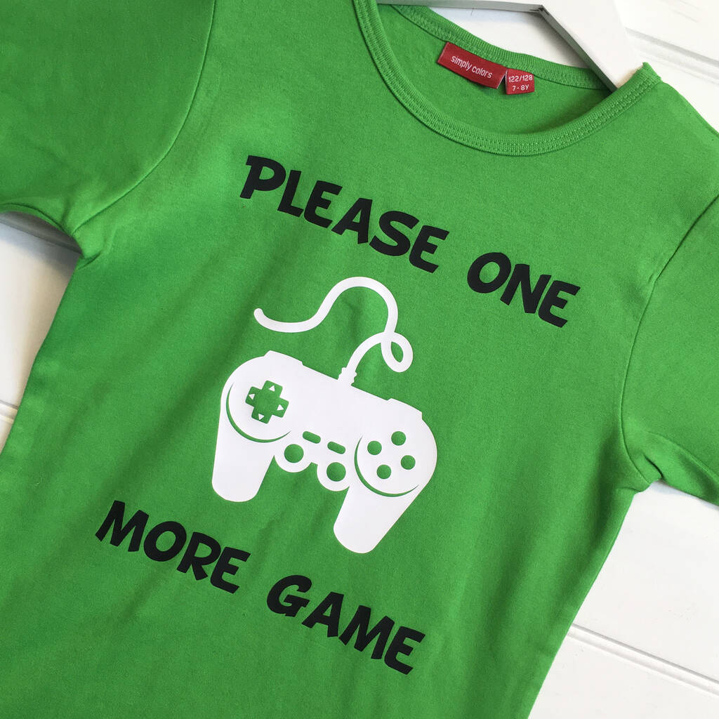 Personalised Child's Gamer T Shirt By Simply Colors ...