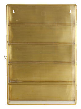 Golden Four Shelved Wall Cabinet, 2 of 2