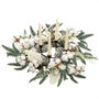 Giant Cotton Pine Wreath Candle Holder Centrepiece, thumbnail 2 of 4