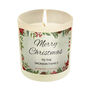 Personalised Christmas Vanilla Scented Jar Candle, thumbnail 4 of 4