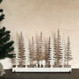 Family In The Forest Winter Mantle Decoration, thumbnail 4 of 4