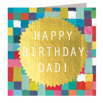 Gold Foiled Happy Birthday Dad! Card, 2 of 4