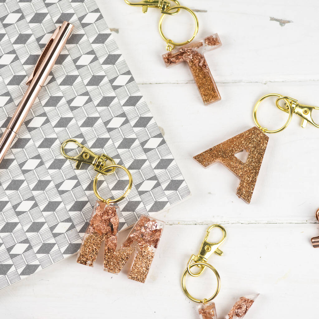 Image of Eco Resin Copper Key Ring