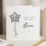 18th Birthday Balloon Card For Son Personalised, thumbnail 1 of 7