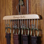 Personalised Wooden Belt Hanger, thumbnail 1 of 6