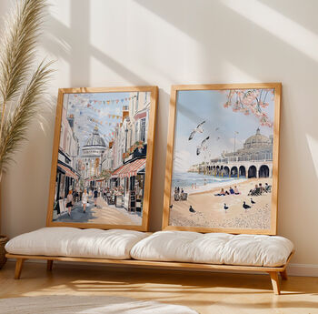 Brighton Art Print Set – The Lanes And Brighton Pier, 4 of 4