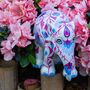 Amethyst 10cm Hand Decorated Elephant Statue, thumbnail 1 of 9