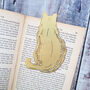 Cat Brass Bookmark, thumbnail 6 of 8