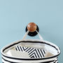 Nautical Striped Handled Laundry Basket / Bag, thumbnail 2 of 5