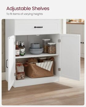 Tall Kitchen Pantry Cupboard Modern Storage Unit, 7 of 9