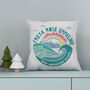 Personalised New Baby Mountain Adventure Cushion, thumbnail 4 of 8