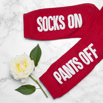 Personalised Cheeky Valentine's Socks, 4 of 4