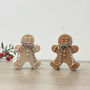 Gingerbread Scented Christmas Candle Gingerbread Man, thumbnail 6 of 10