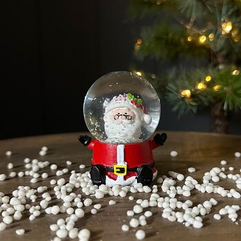 Santa Mini Snow Globe Christmas Decoration, 2 of 2