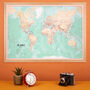 Vintage World Map Poster, thumbnail 1 of 9