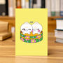 Cute Dumplings Love Greeting Card, thumbnail 2 of 3