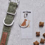 Fox Red Labrador Dog ID Name Tag, thumbnail 1 of 5