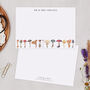 Mushroom Personalised Note Cards A6 Notecard Set, thumbnail 2 of 6