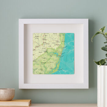 Personalised Aldeburgh Suffolk Map Print Wall Art, 2 of 5