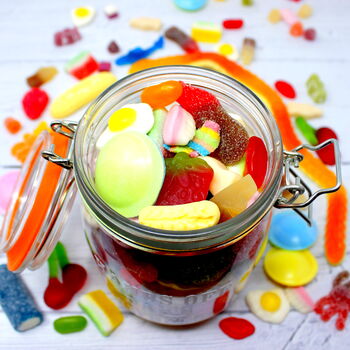 'Happy Birthday' Personalised Retro Sweets Jar, 3 of 5