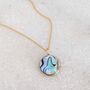 The Circle Abalone Shell Necklace, thumbnail 6 of 8