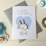Personailsed New Baby Boy Card, thumbnail 4 of 4