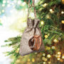24 X Christmas Advent Calendar Tree Hanging Sacks, thumbnail 5 of 12