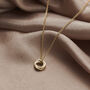 Petite 9ct Gold Russian Ring Charm Necklace, thumbnail 6 of 9