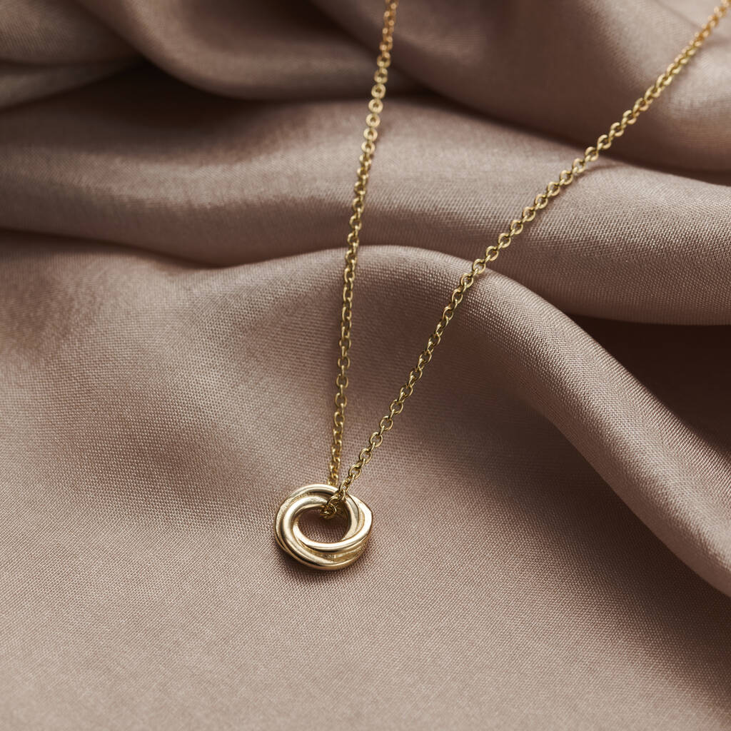 14K Yellow Gold Oval Disc Necklace with Bezel-Set Diamond - Josephs Jewelers